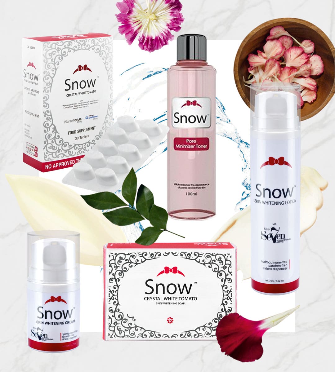 local celebs skincare line snow