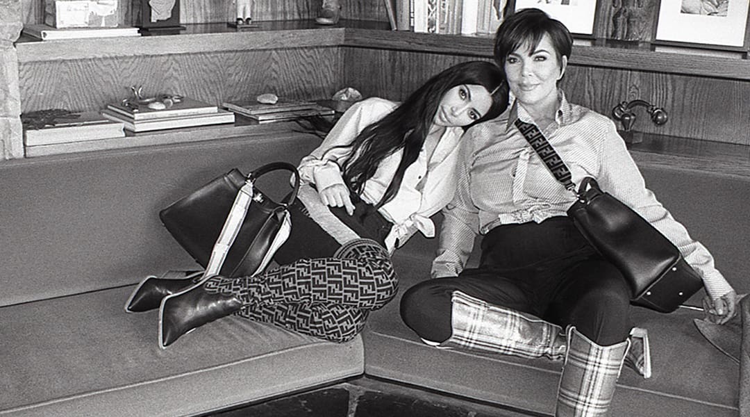 Kim Kardashian and Kris Jenner for Fendi
