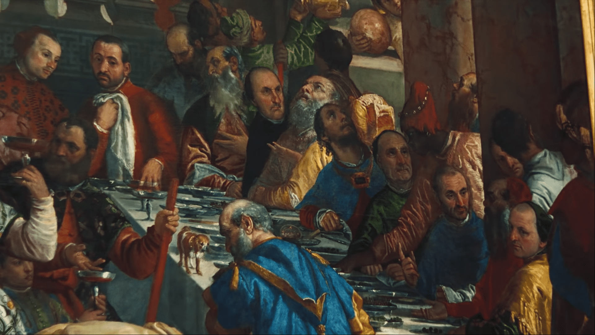 The Wedding Feast at Cana by Paolo Veronese in JAY-Z and Beyonce's APES**T Music Video