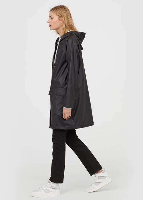 H&M Hooded Rain Coat megastyle