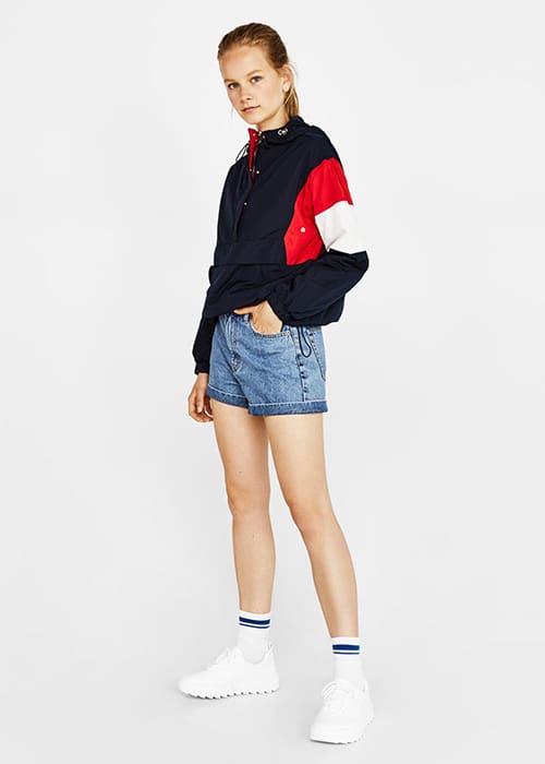 Bershka hooded jacket megastyle