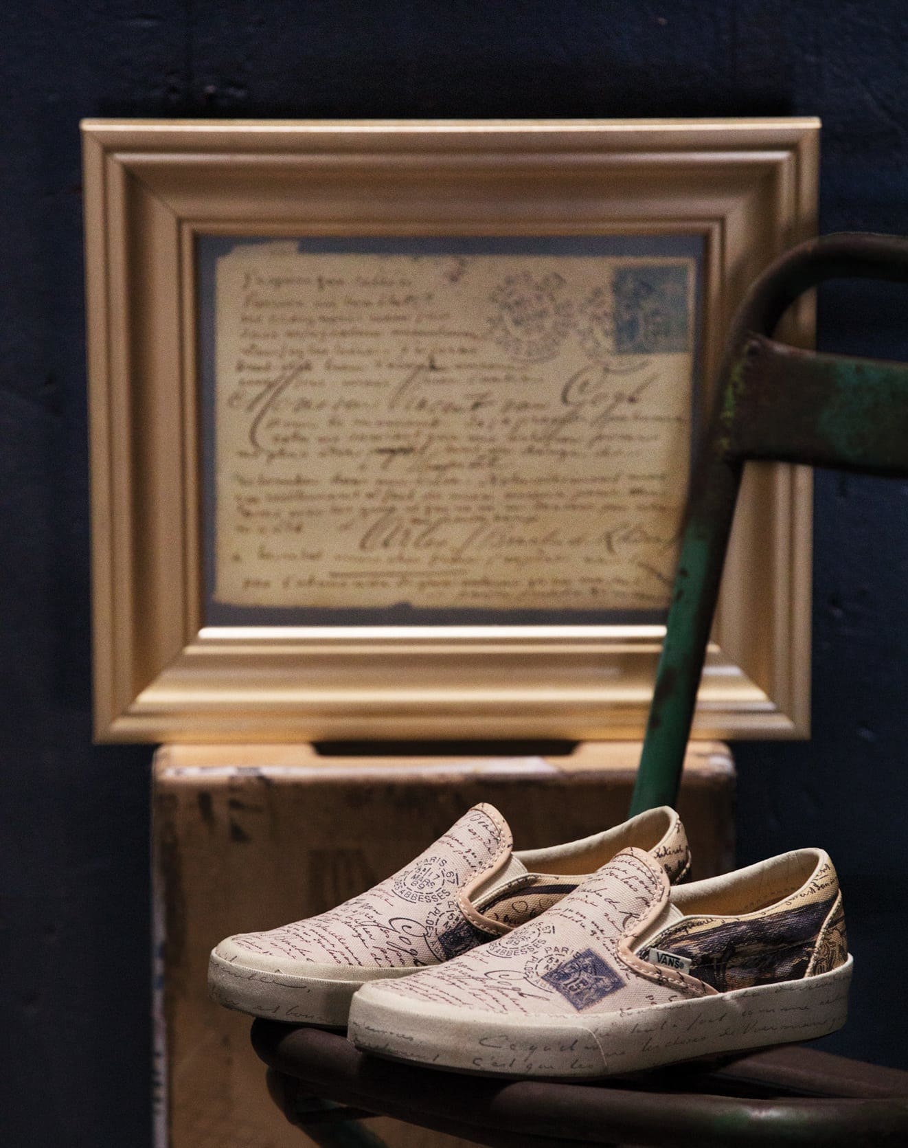 Vans Van Gogh letter to Theo design