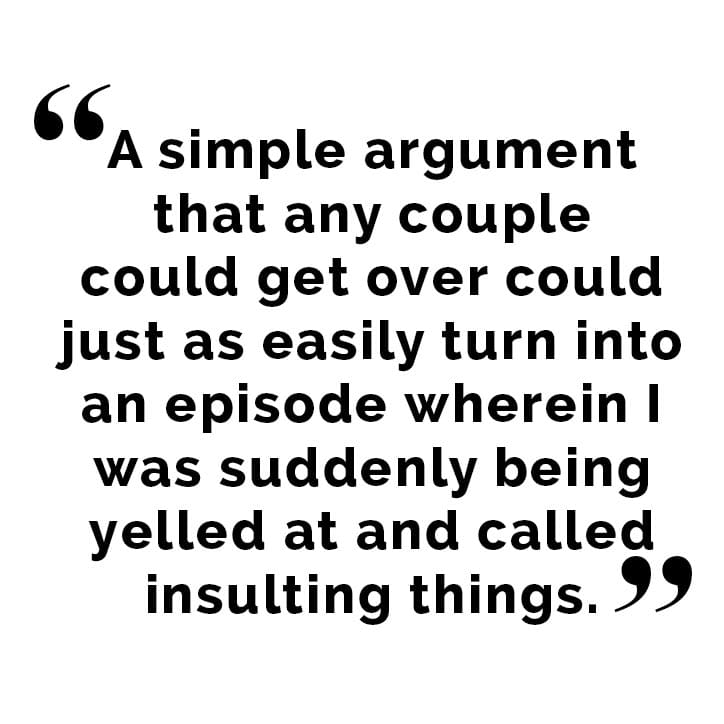Verbal emotional abuse