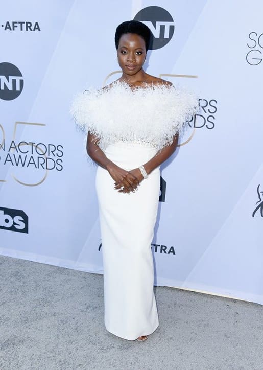 Danai Gurira at at the (Screen Actor's Guild) SAG Awards 2019 