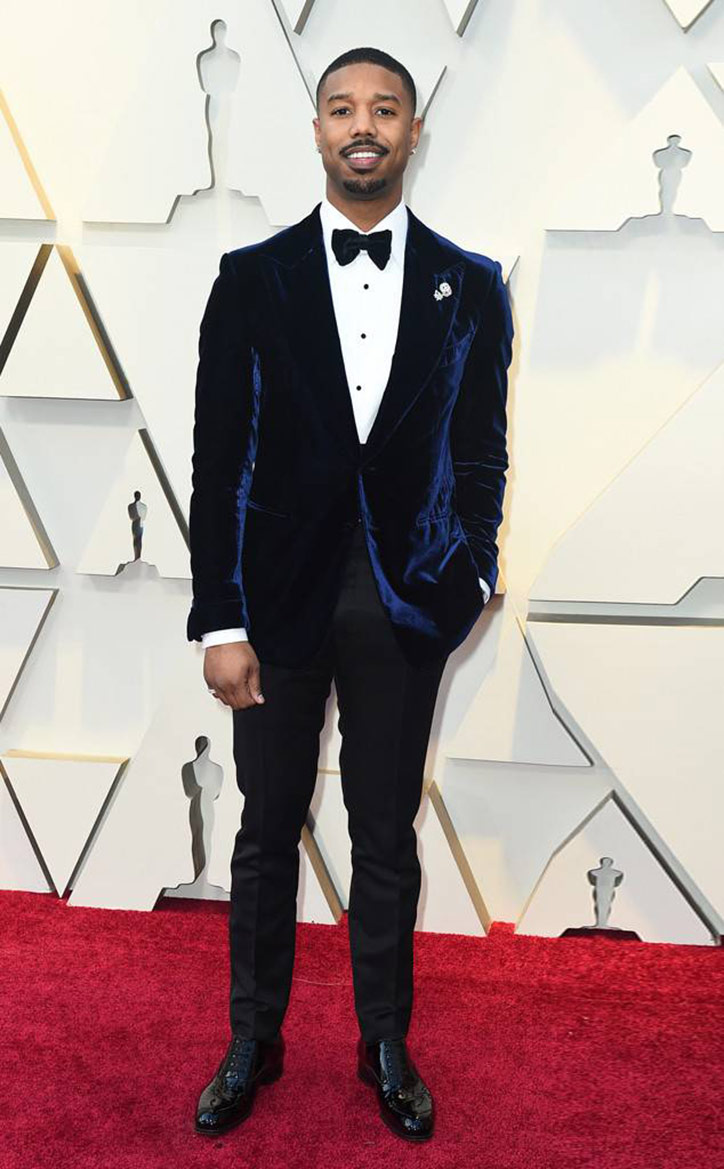 These Are The 10 Best Dressed Men At The Oscars 2019 Michael B Jordan