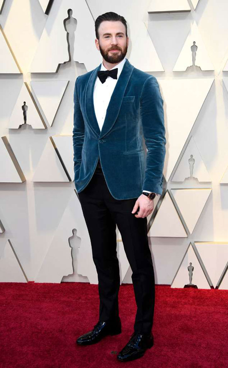 These Are The 10 Best Dressed Men At The Oscars 2019 Chris Evans