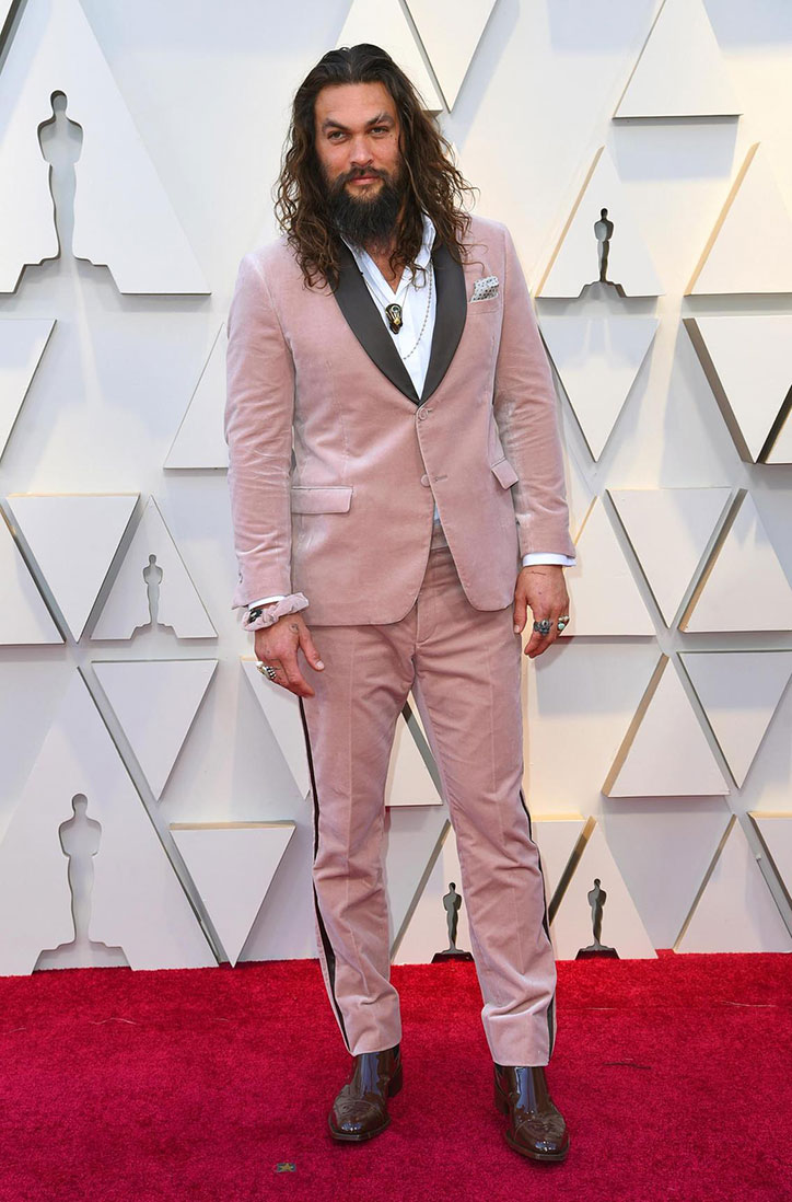 These Are The 10 Best Dressed Men At The Oscars 2019 Jason Momoa