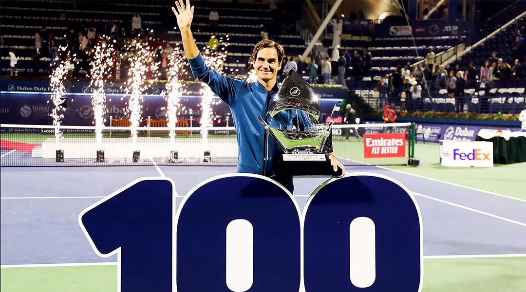 Roger Federer 100th