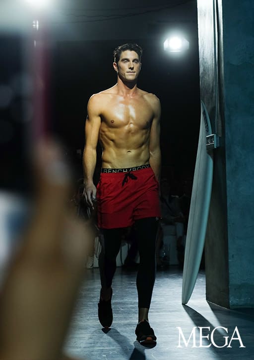 Conor Dwyer hottest celebrities bench fashion week