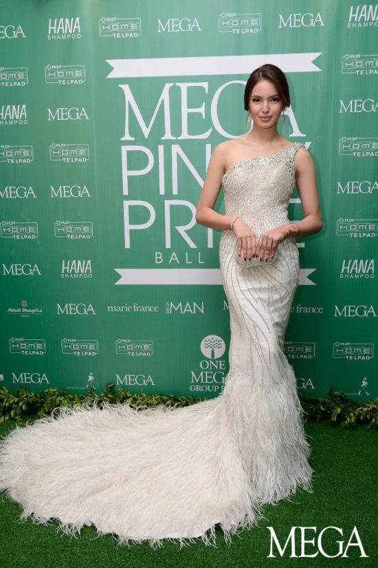 Sarah Lahbati at MEGA Ball 2014
