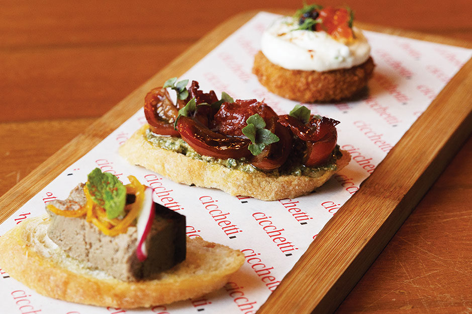 Cichetti, Italian food