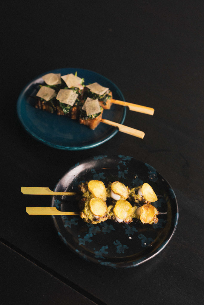 Kondwi Sinigang skewers