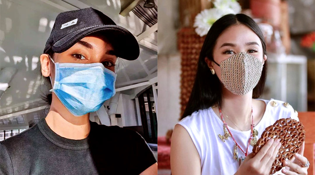 pia wurtzbach, heart evangelista, face mask, celebrity, filipino