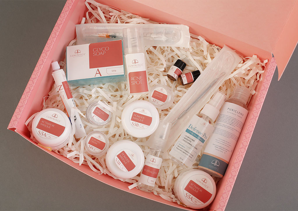 Luminisce Acne Drying At-Home Kit products