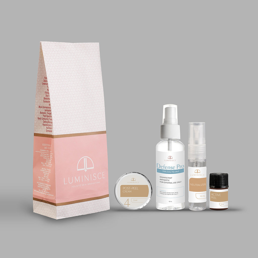 Luminisce Citrine Peel At-Home Kit products