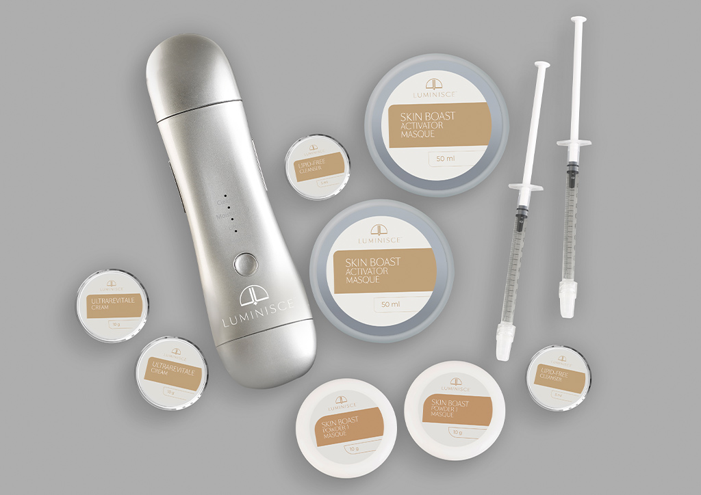 Luminisce Luxury Facial At-Home Kit products