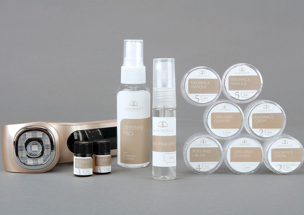 Luminisce Radiance Lift At-Home Kit products