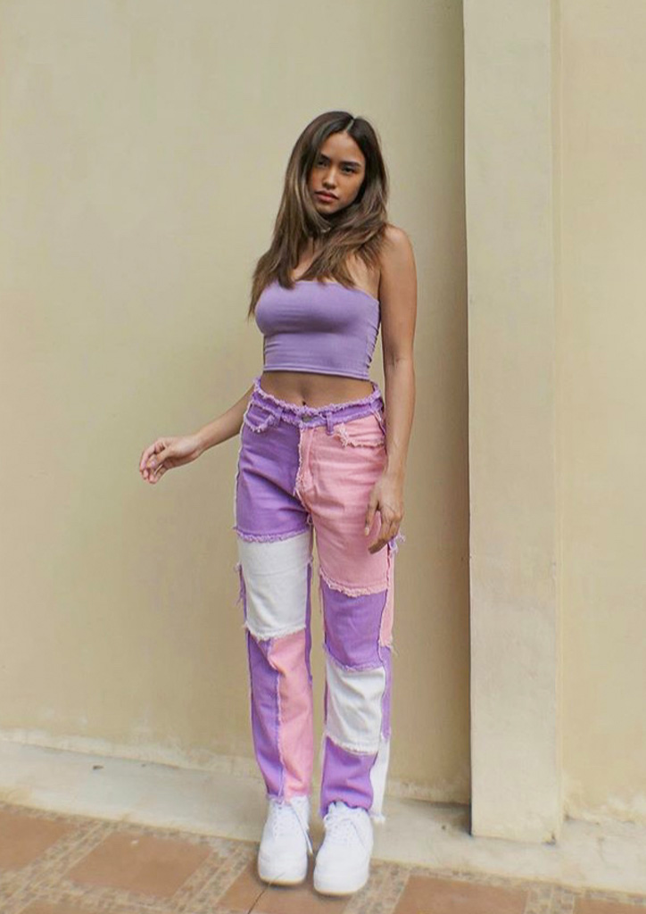 patchwork, top, influencer