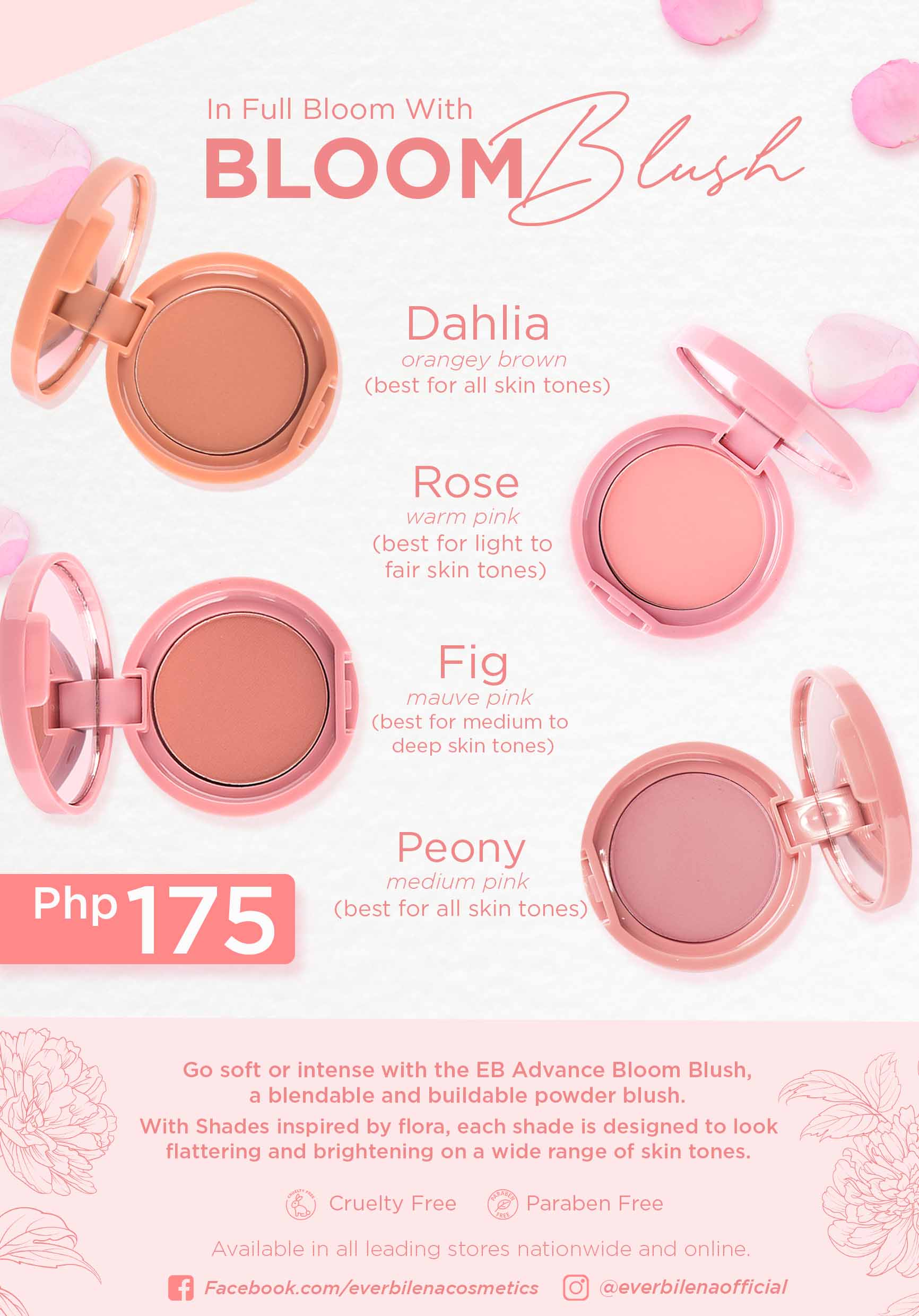 Be in full bloom with the Ever Bilena Advance Bloom Blush