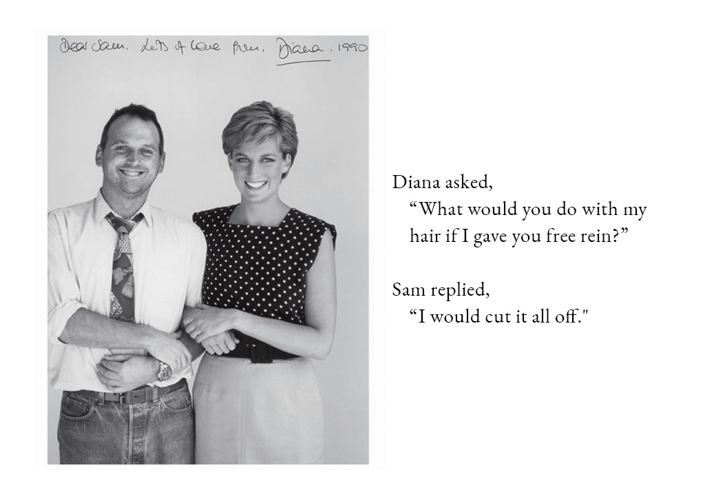 Sam McKnight, Princess Diana