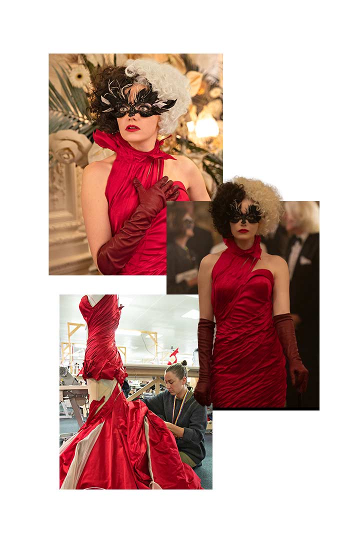 Cruella's Iconic Punk Revenge Outfits in Full Detail