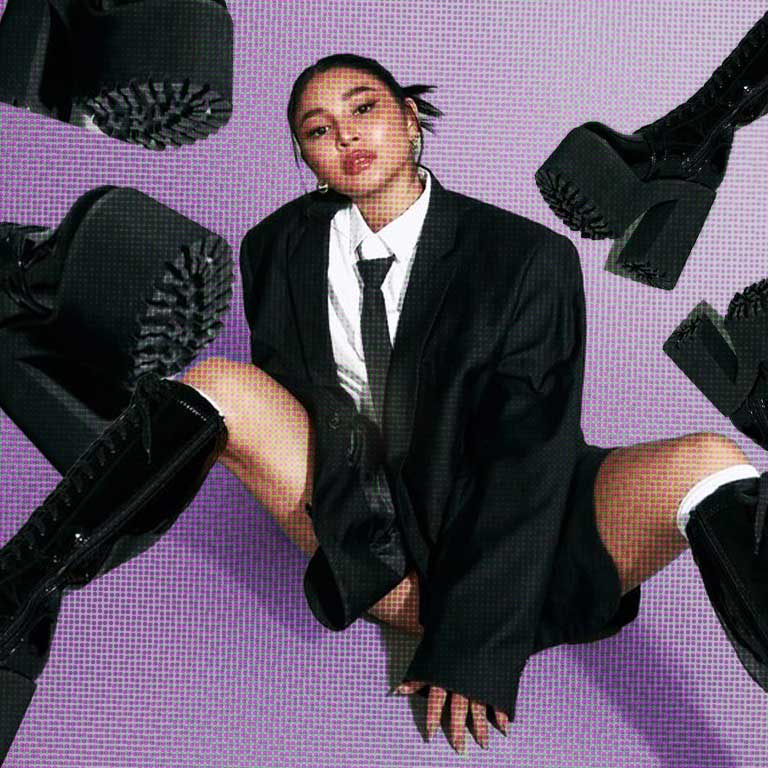 chunky boots celebrities