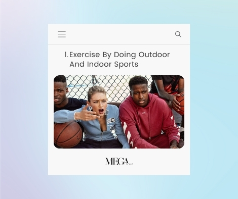 exercise, players, cities, sports, friend, salon, vacation, movies,  drinks, precautions, things