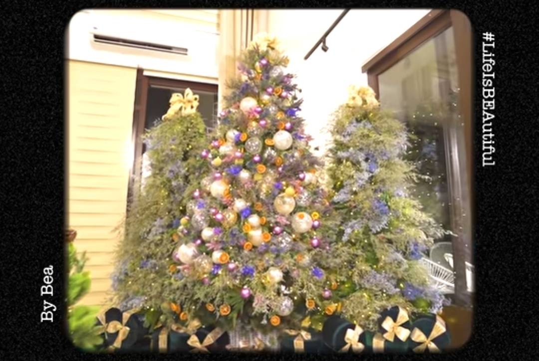 celebrity Christmas trees