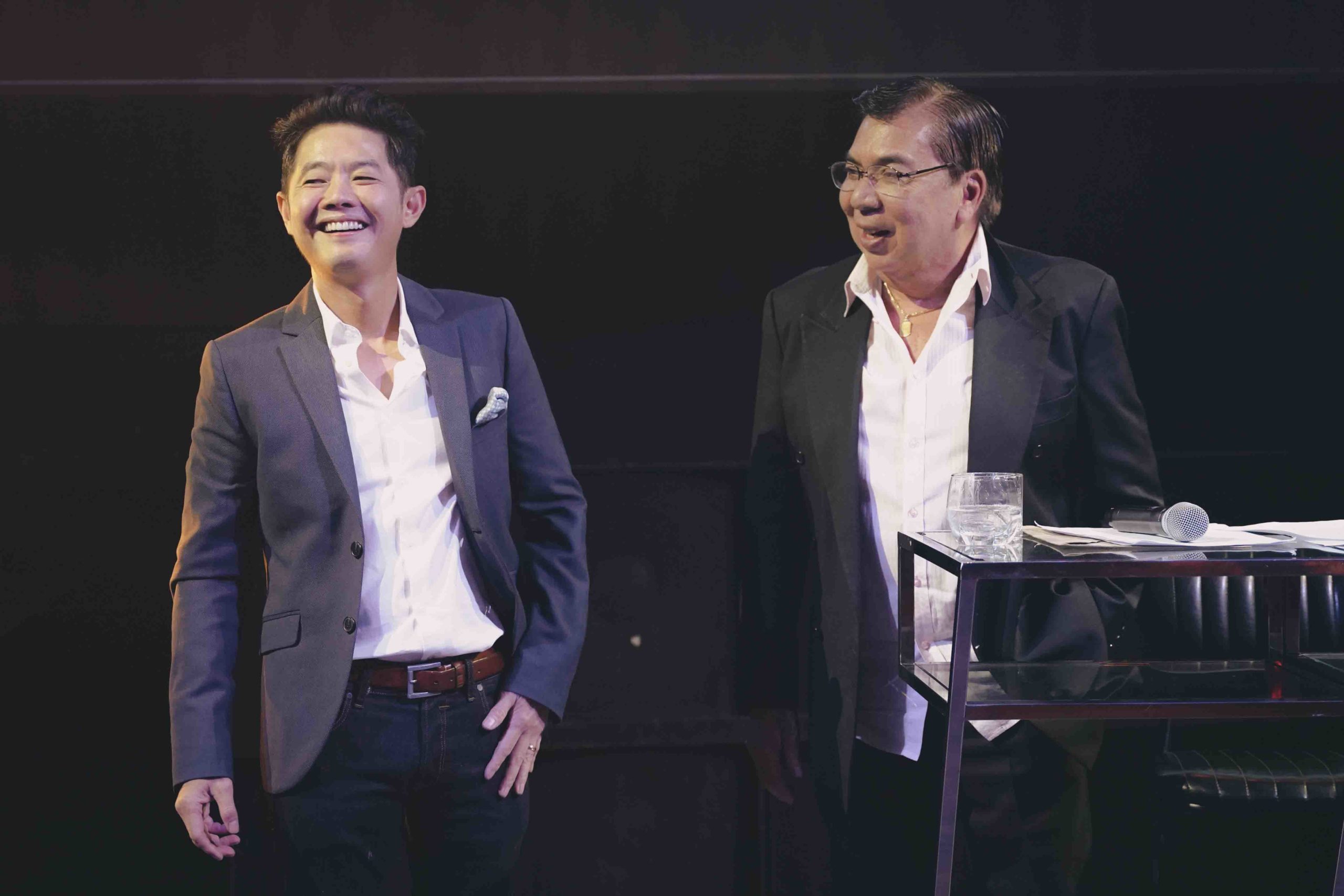 Louie Ysmael with co-publisher and nightlife collaborator GP Reyes