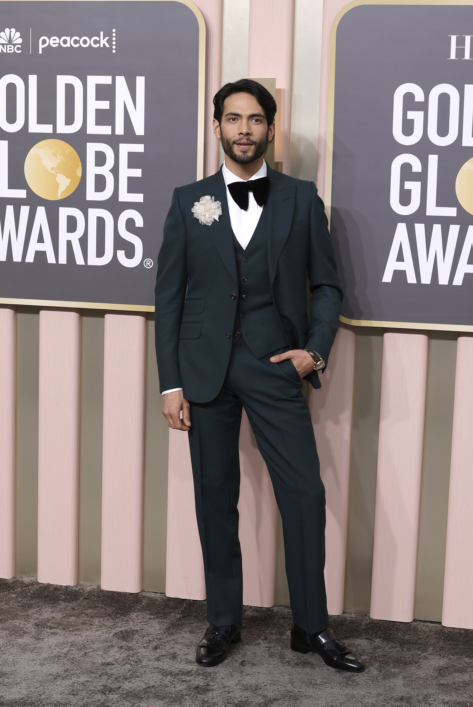 Diego Calva in Gucci tuxedo