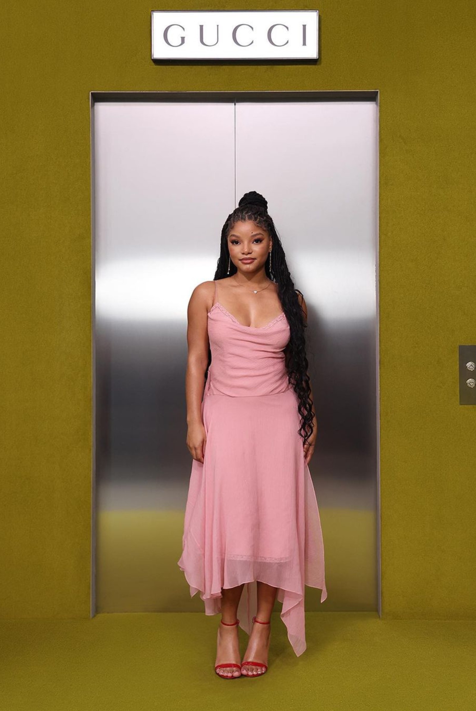 Halle Bailey Gucci Women Fall Winter 2023 Fashion Show