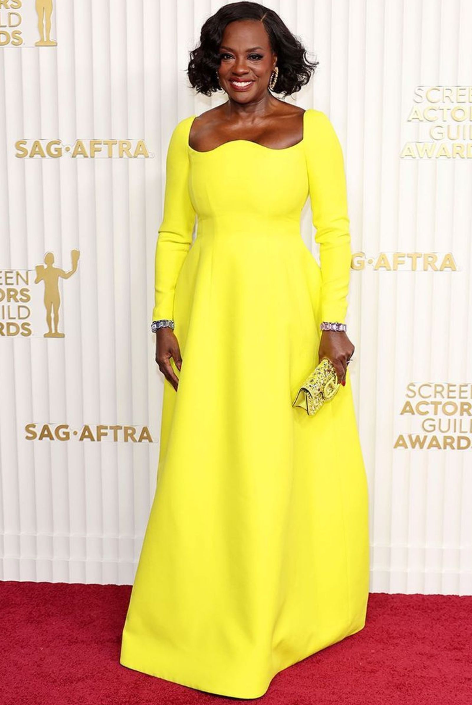 MEGA Best Dressed at the SAG Awards Viola Davis in Valentino Couture