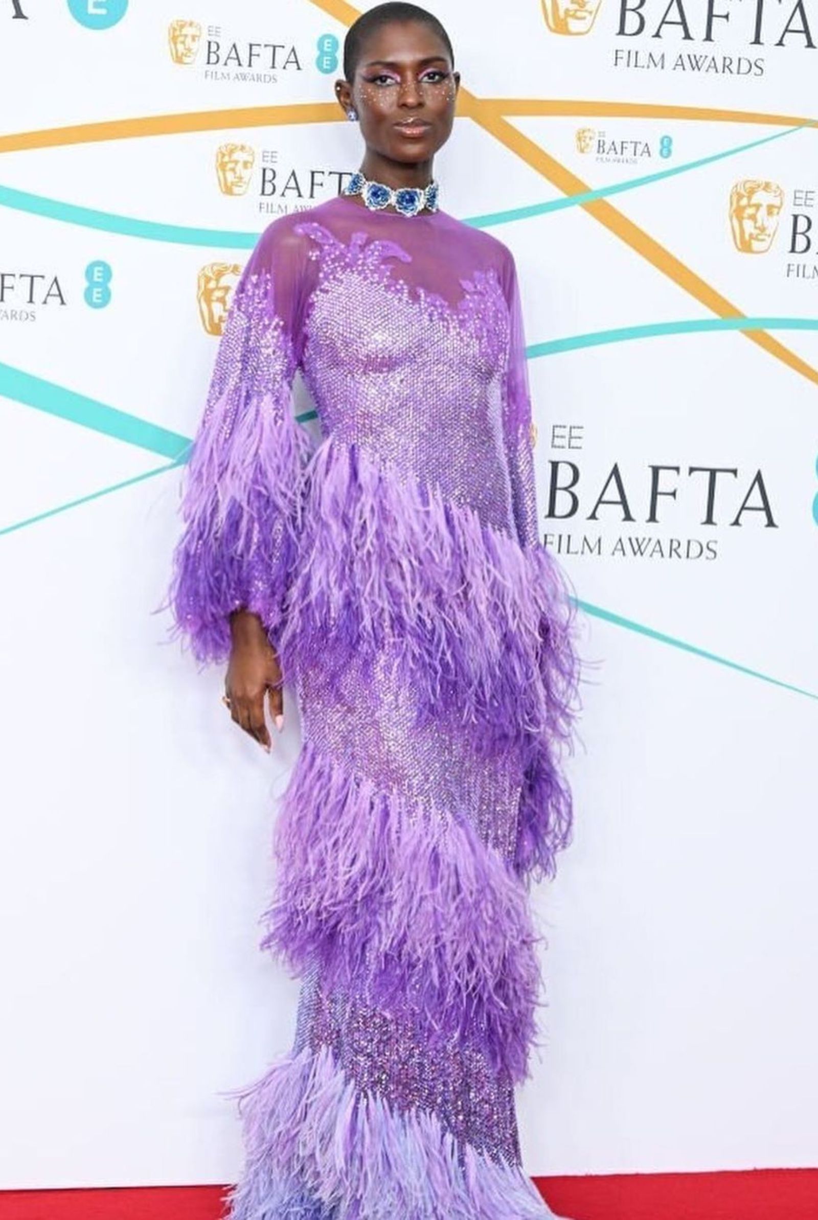 BAFTA Awards Jodie Turner Smith in Gucci