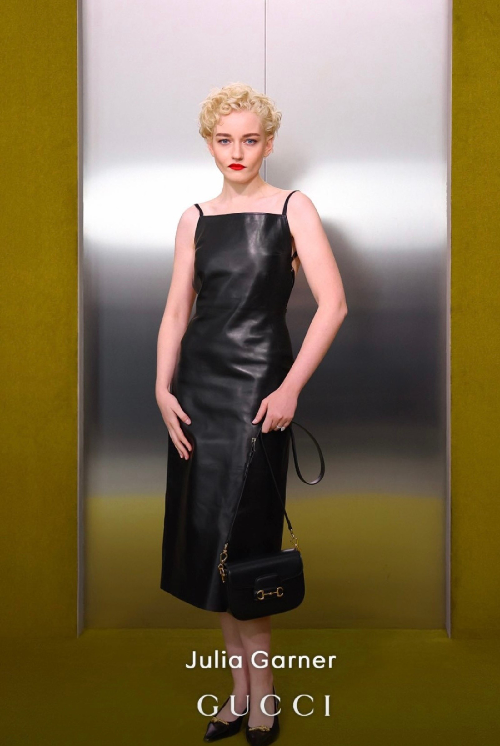 Julia Garner Gucci Women Fall Winter 2023 Fashion Show