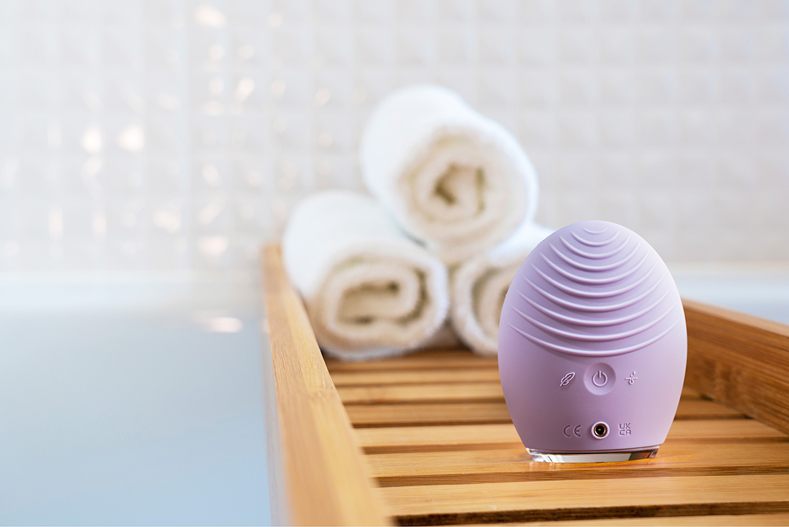The LUNA 4 from FOREO is a 2-in-1 smart facial cleansing and firming device