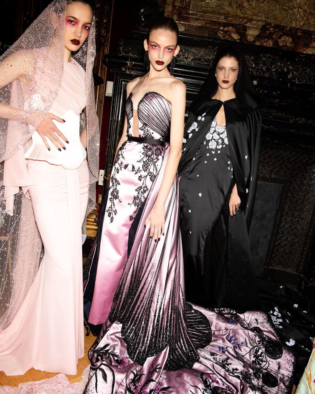 Playful eye makeup Paris Haute Couture Week 