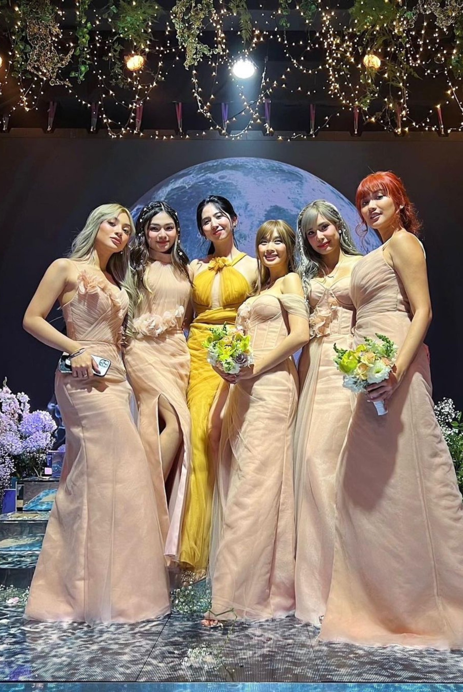 Christine Samson, Dexie Diaz, Ann B. Mateo, Myrtle Sarrosa, and Een Mercado