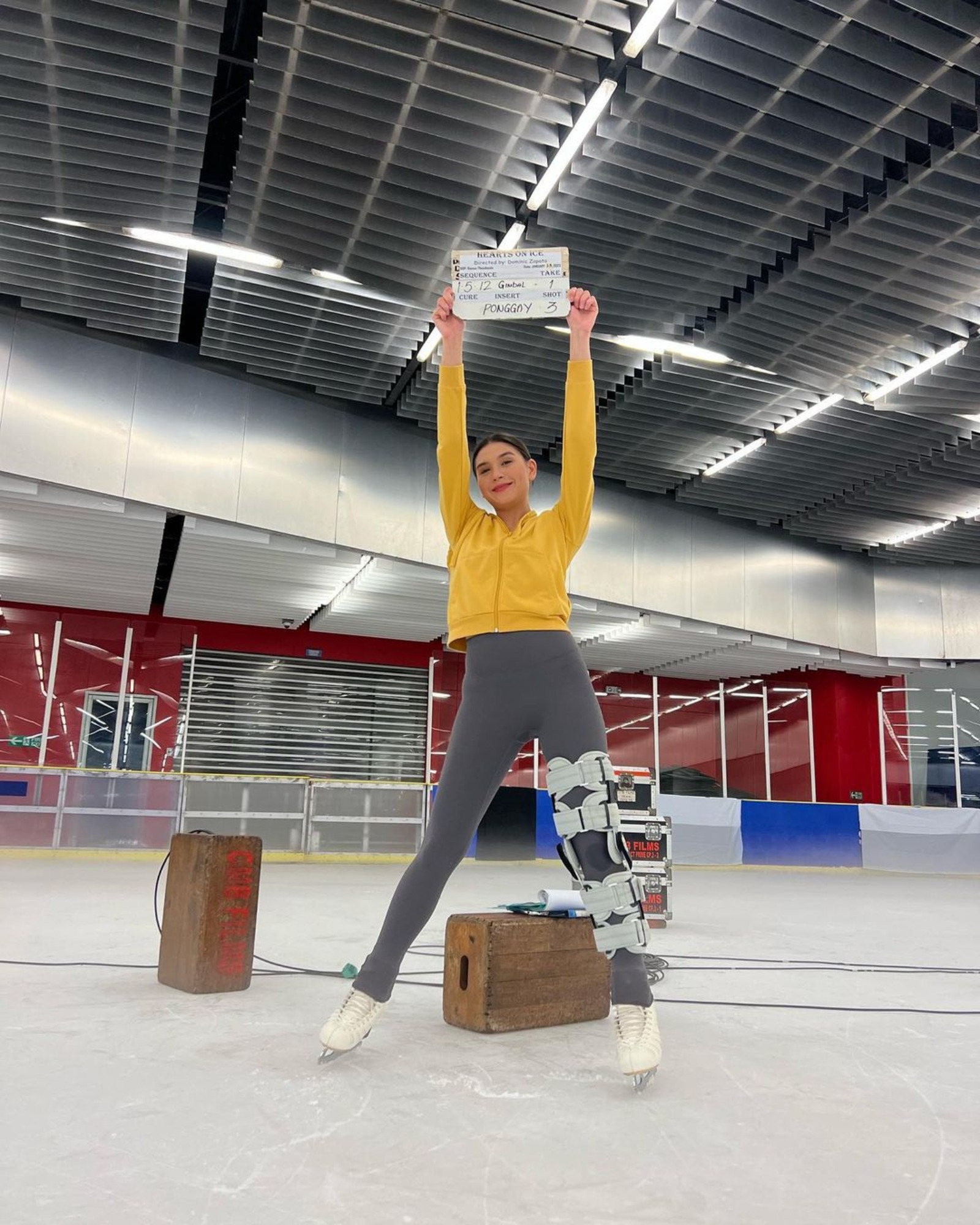 Ashley Ortega starring Hearts on Ice