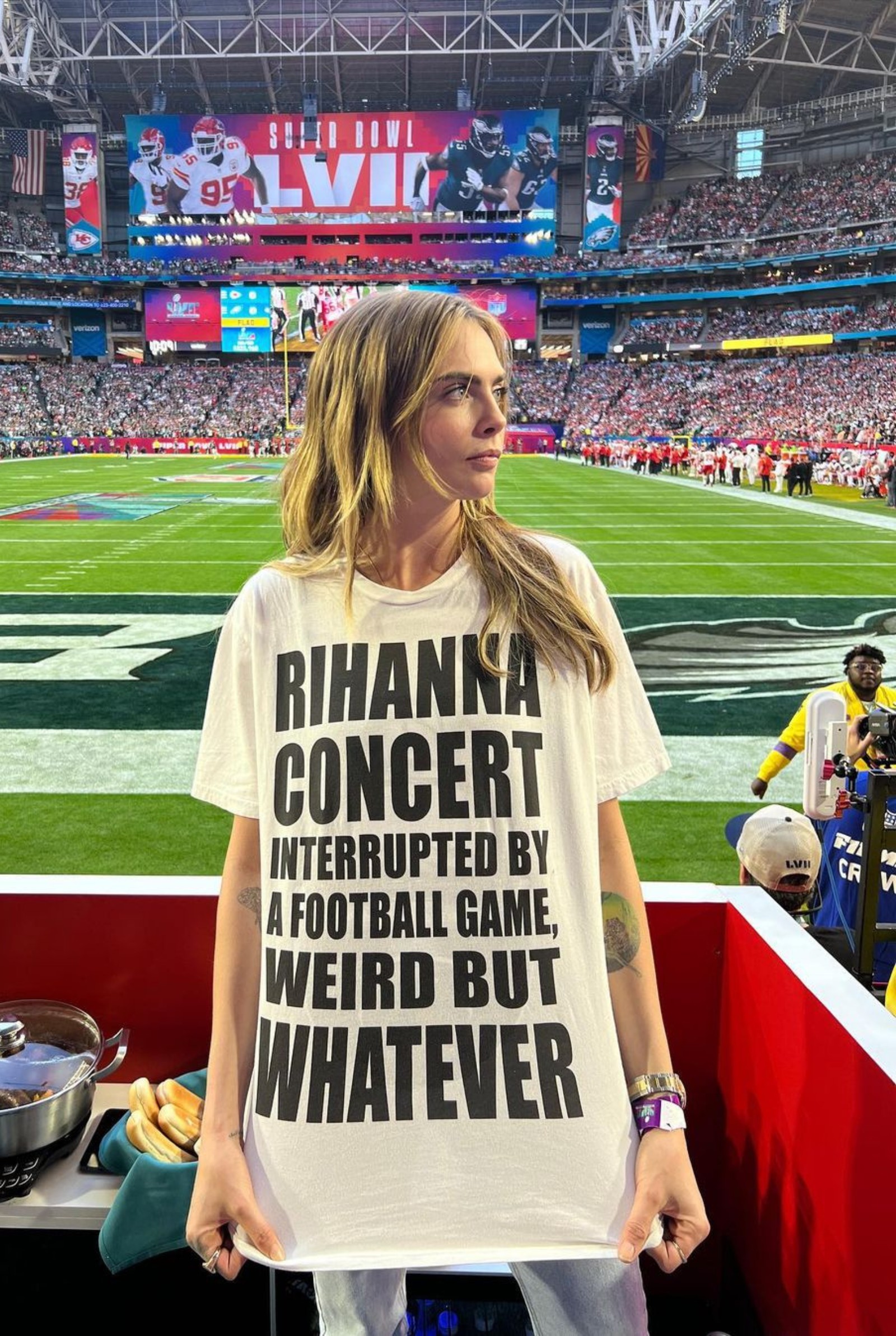 Cara Delevingne Super Bowl 2023