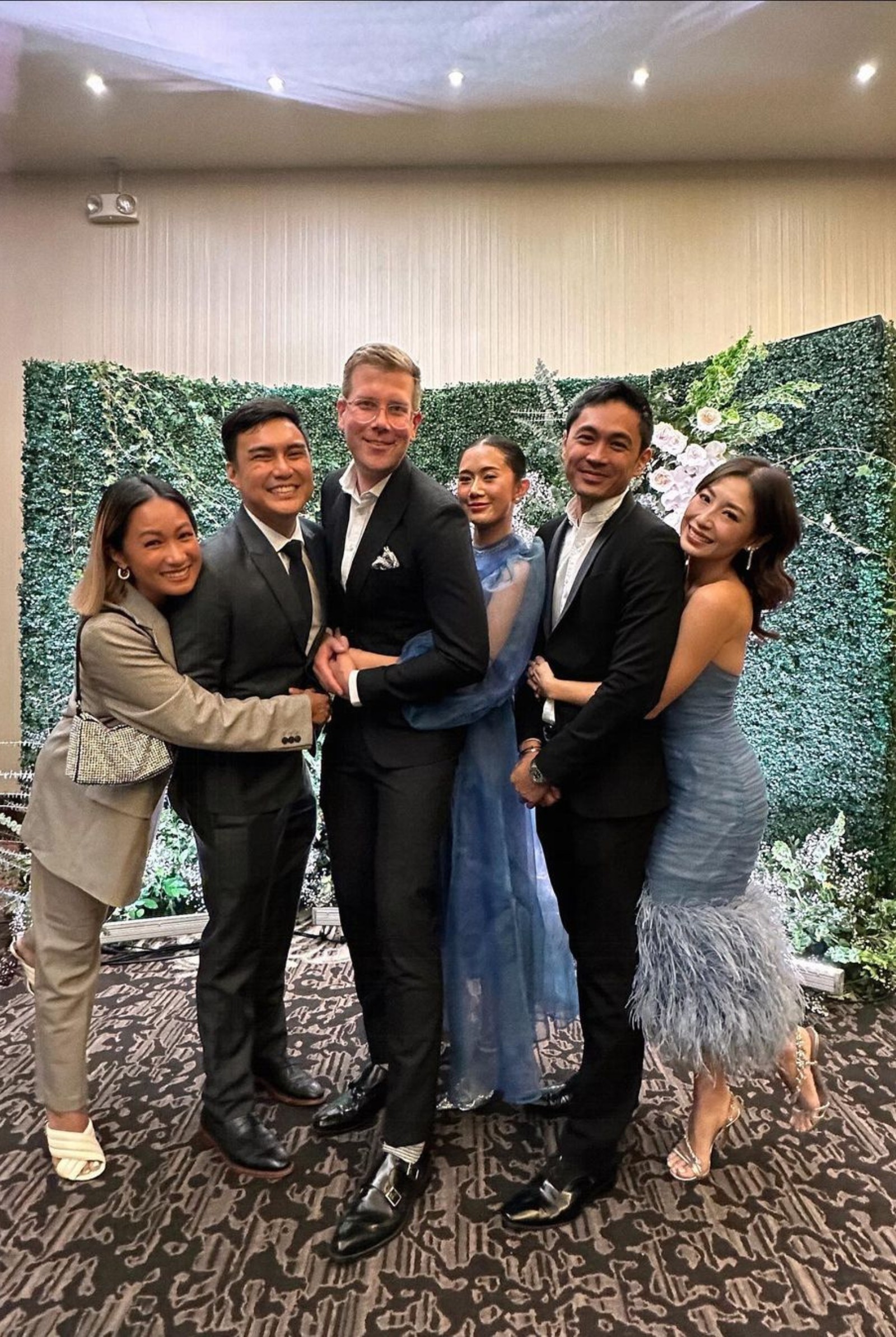 Kryz Uy and Slater Young, Laureen Uy and Miggy Cruz, and Camille Co-Koro and Joni Koro