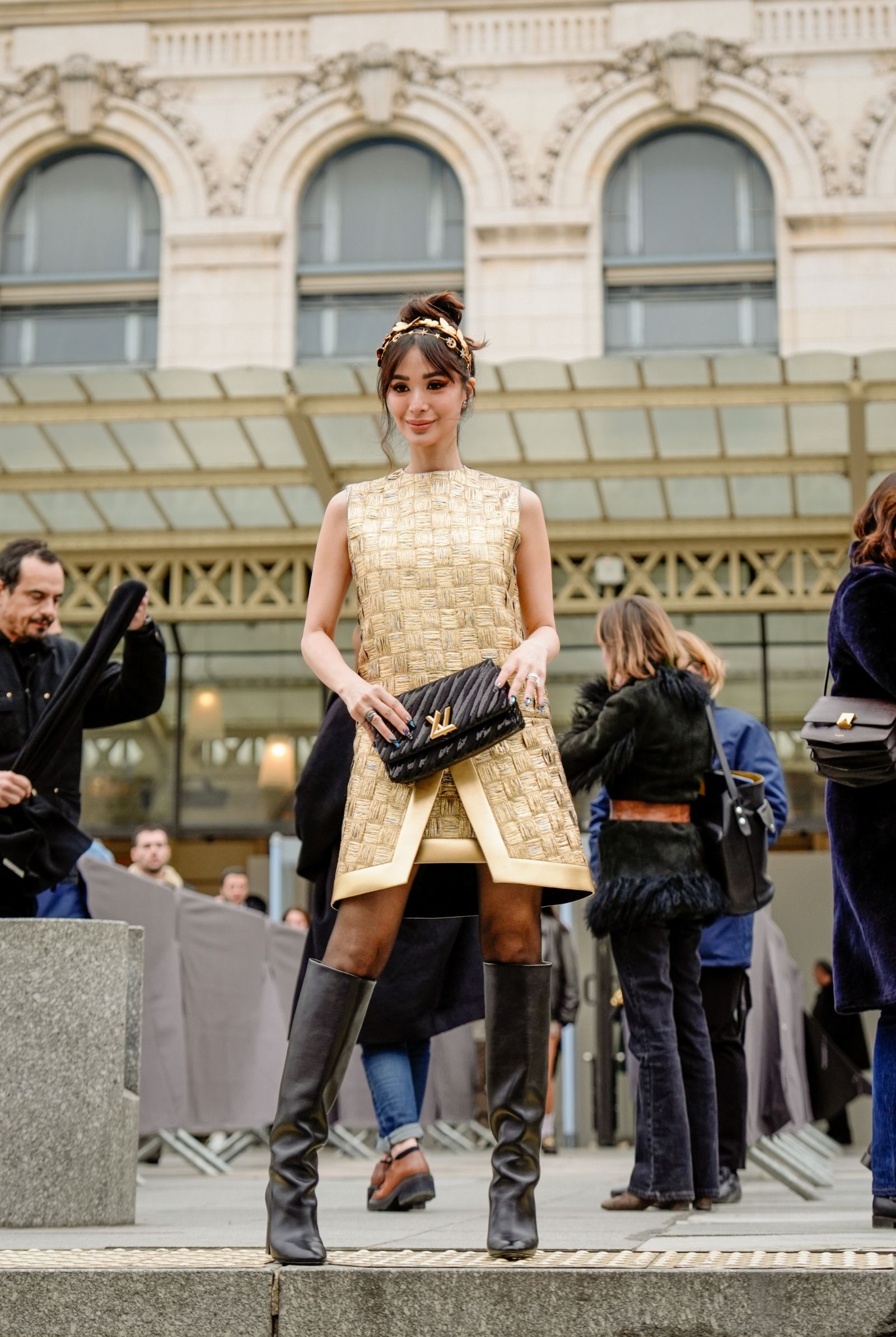 Heart Evangelista at Louis Vuitton Autumn Winter 2023 Women’s Show