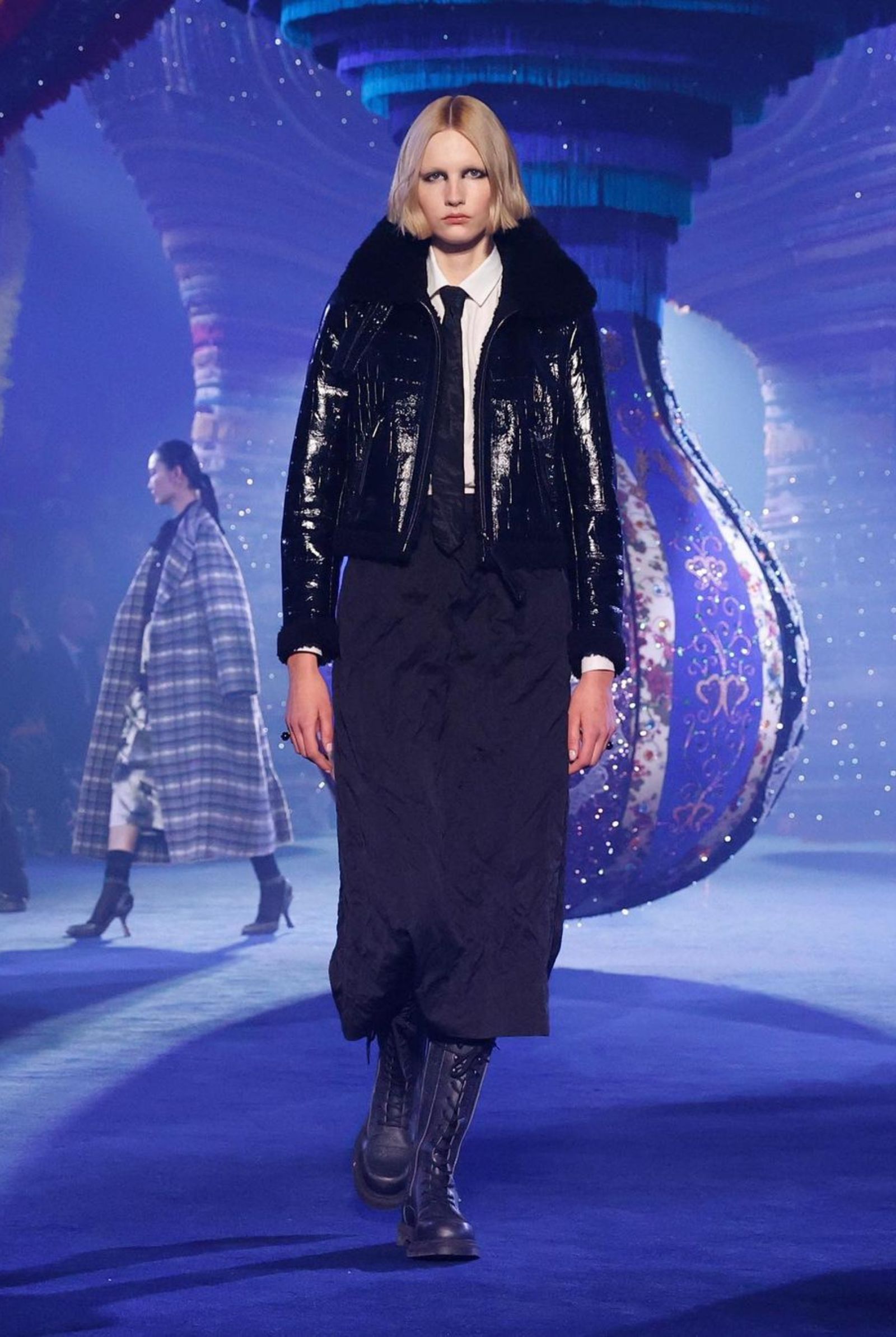 Necktie Christian Dior at Paris Fashion Week