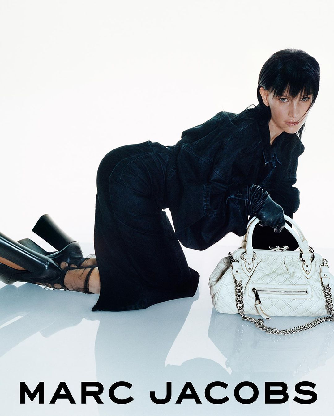 Ashlee Simpson for Marc Jacobs y2k Stam Bag campaign