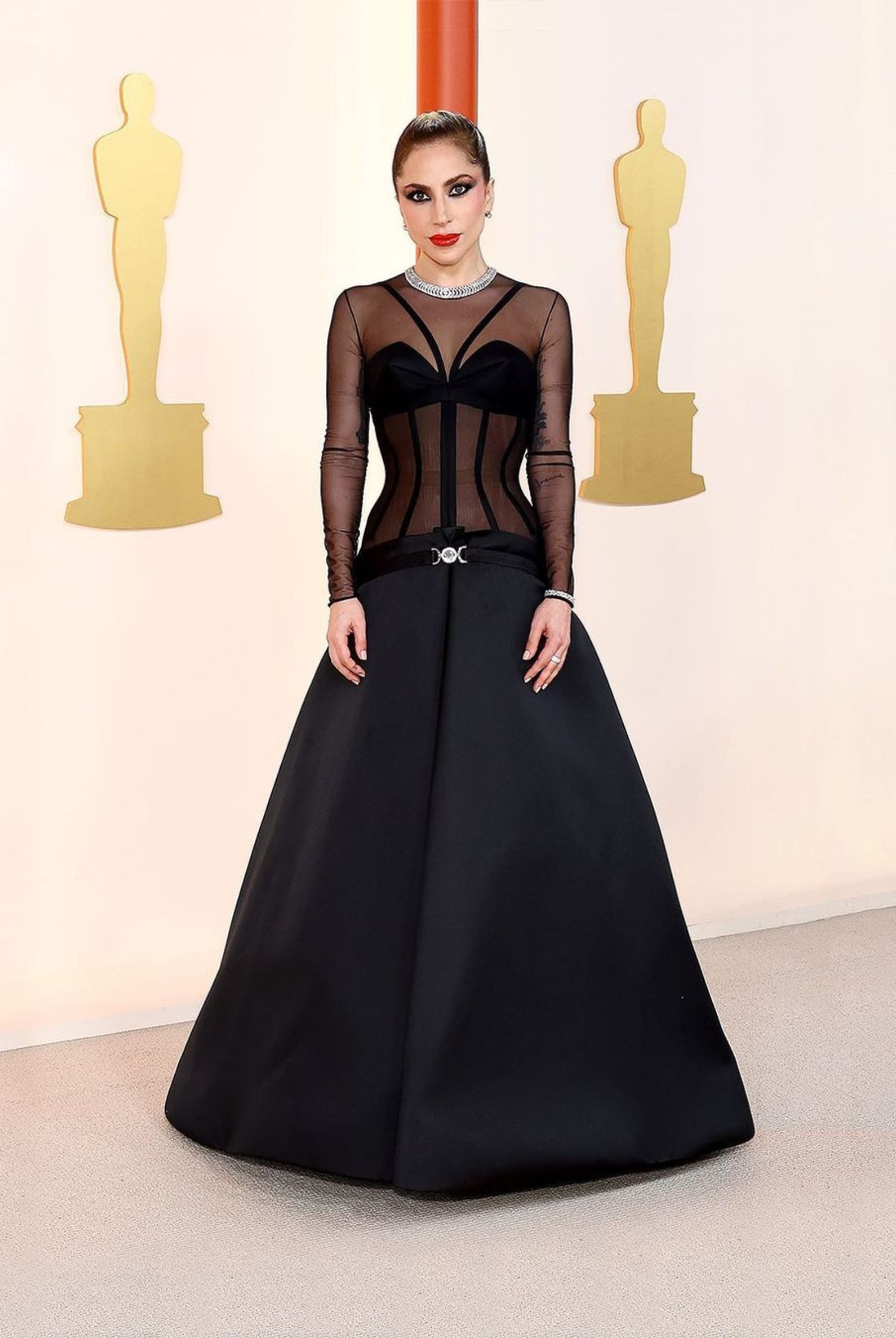 Lady Gaga in Versace at Oscar 2023