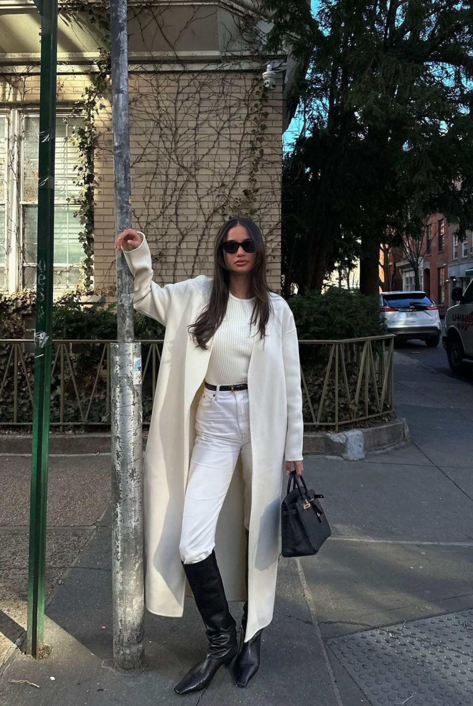 Modernizing Devil Wears Prada fashion - Knee-high on denim