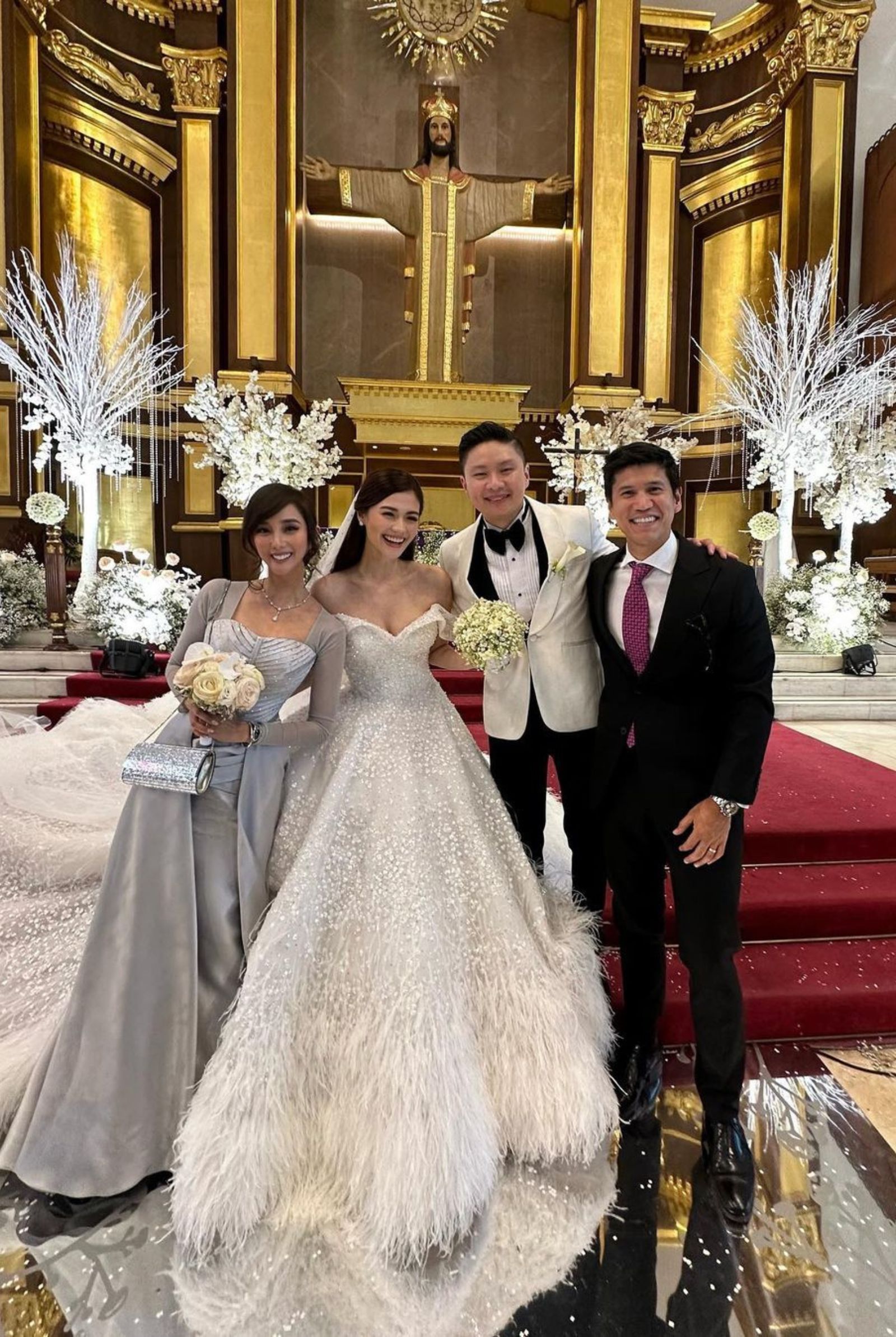 Alodia Gosiengfiao at Verniece Enciso’s Wedding