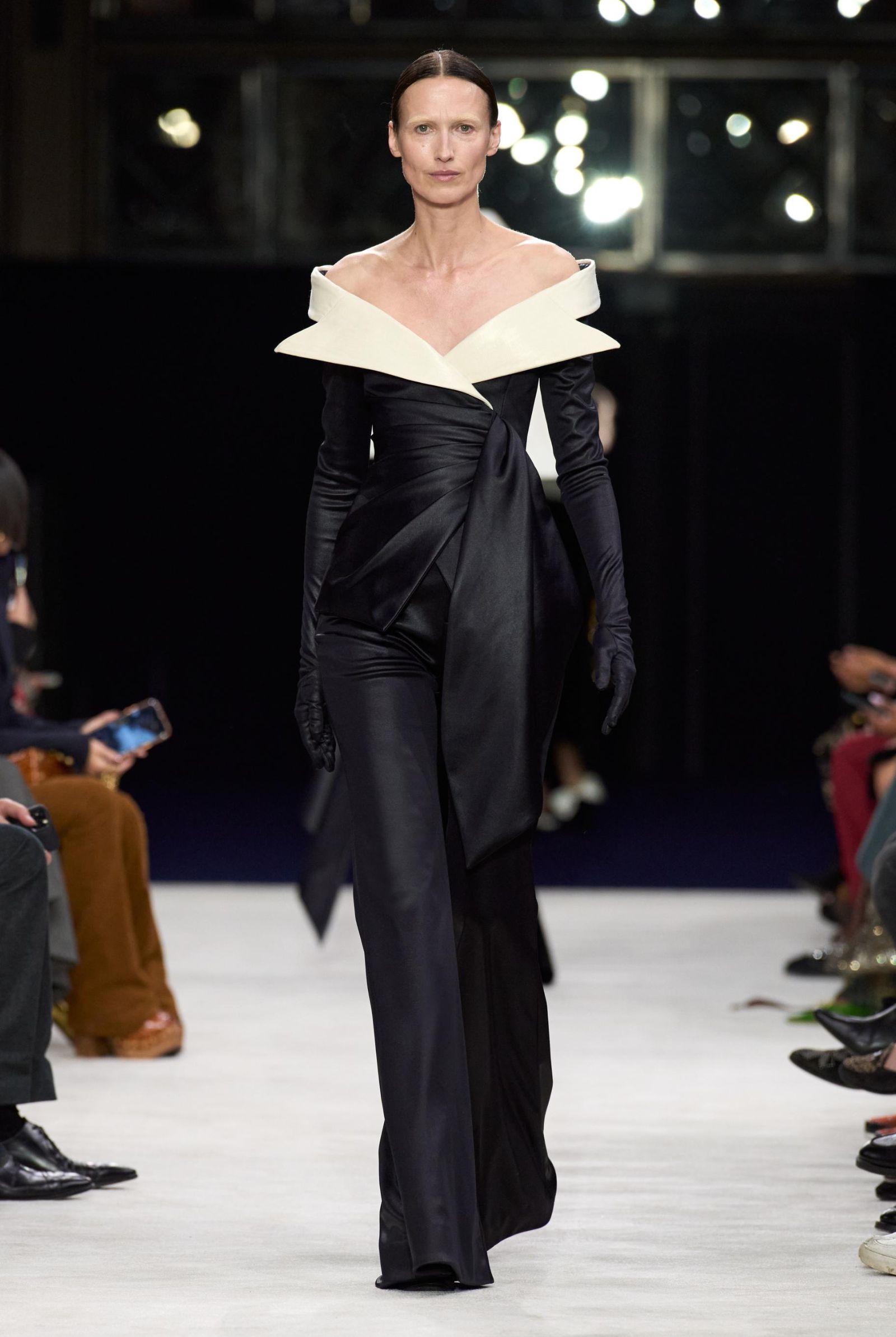 trends at Paris Fashion Week black tie