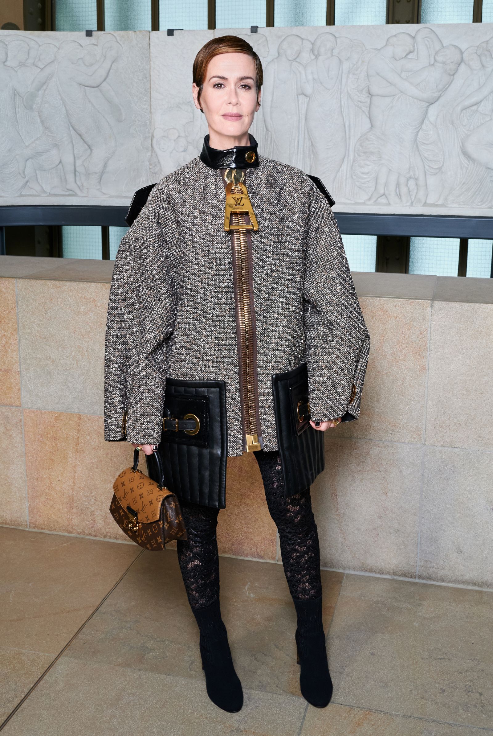 Sarah Paulson at Louis Vuitton Autumn Winter 2023 Women’s Show