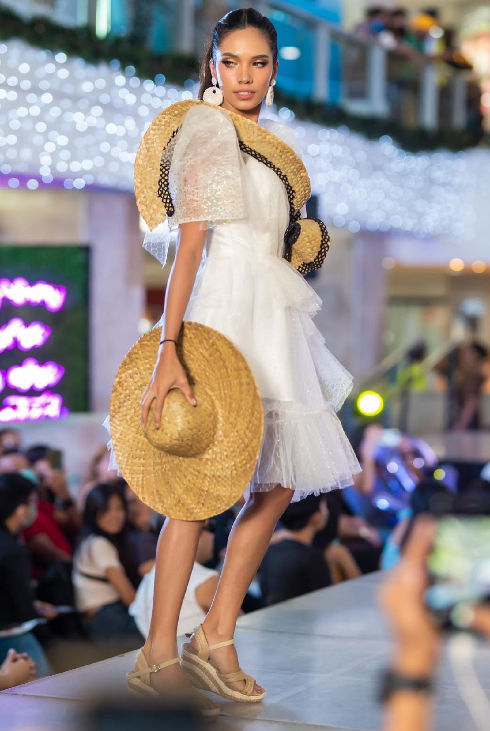 Binibining Pilipinas Candidate Julia Mendoza dressed by Adam Balasa