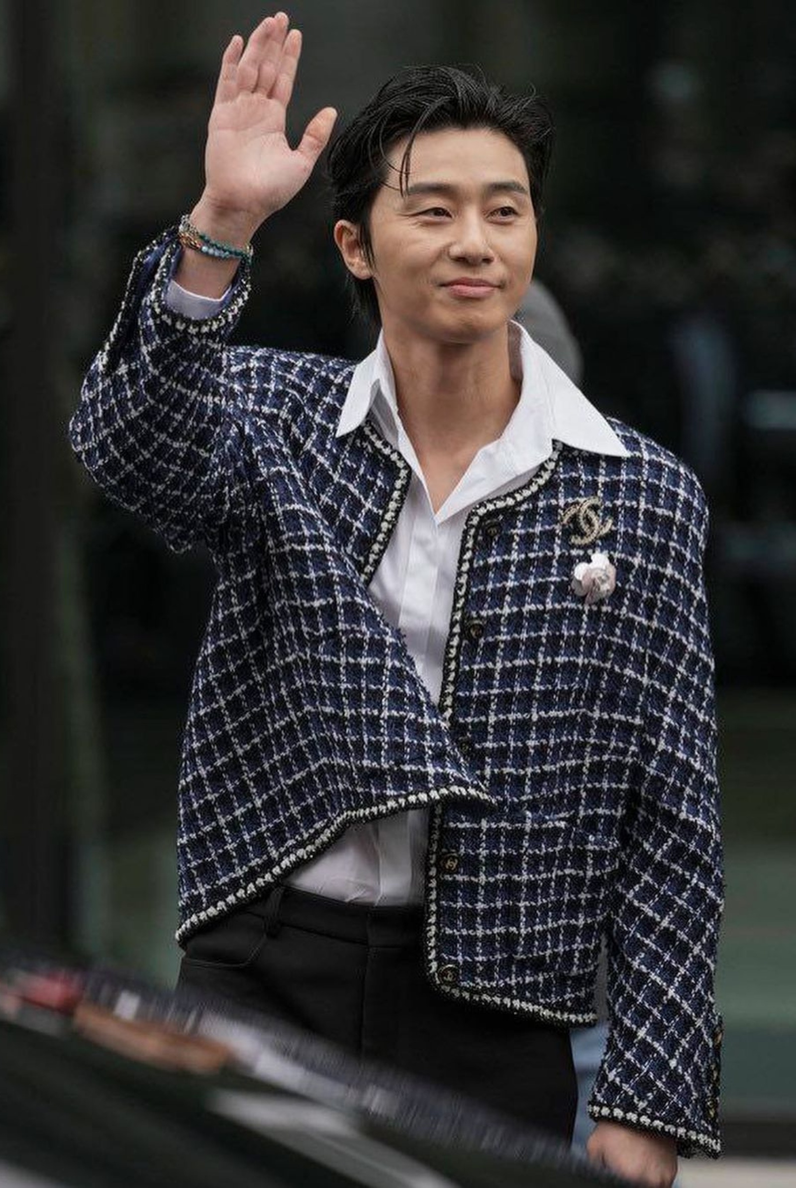 10 Best Dressed Men at Paris Fashion Week - Park Seo Joon
